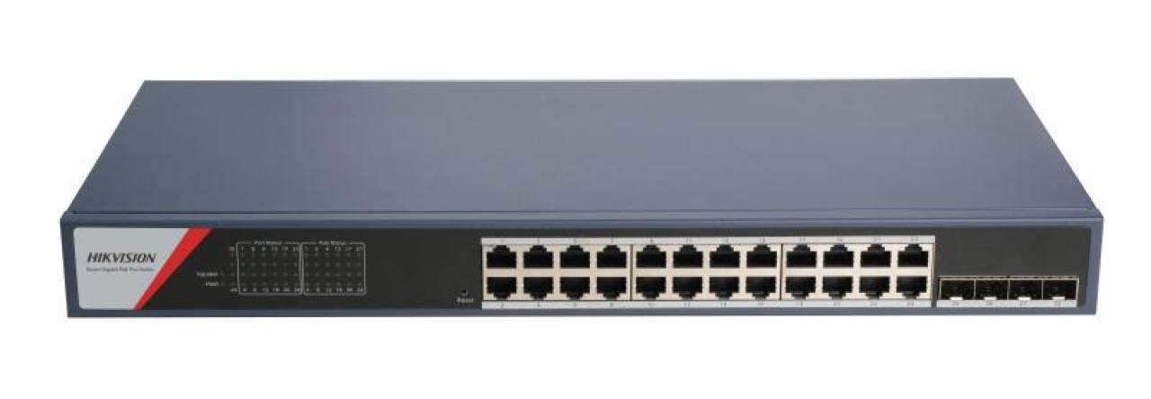 24 Portlu Gigabit Akıllı PoE Switch