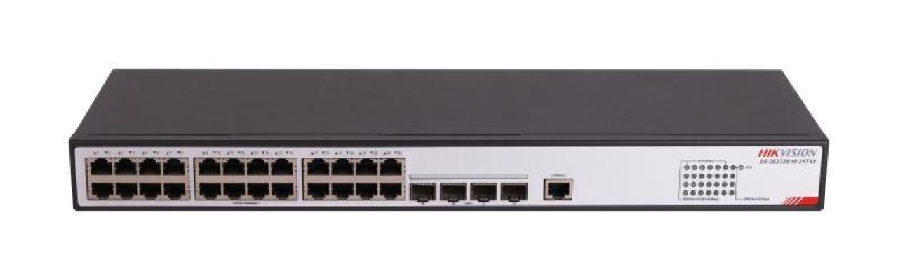 24 GE RJ45, 4 10G SFP, Akıllı L2+ Anahtar