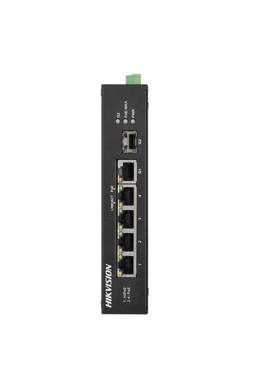 4 Portlu Hızlı Ethernet Yönetilmeyen Sert PoE Switch