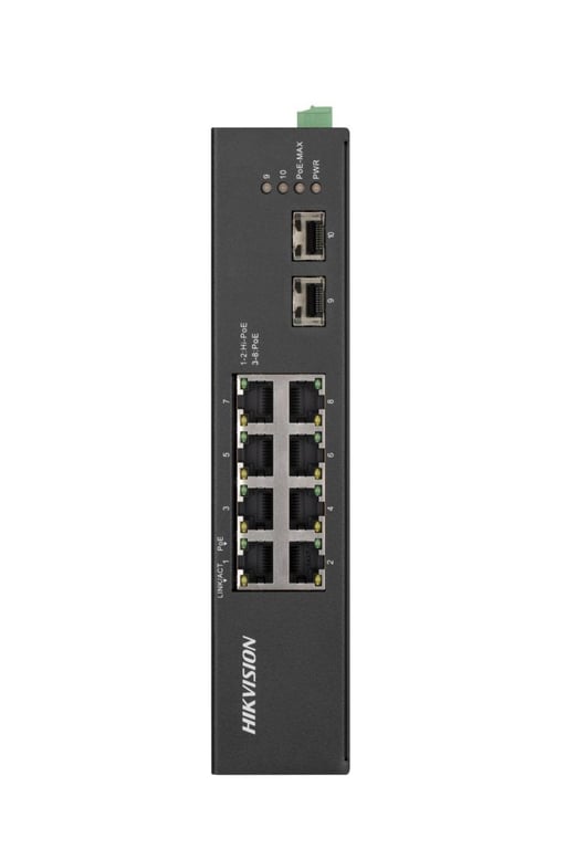 8 Portlu Gigabit Yönetilmeyen Sert PoE Switch