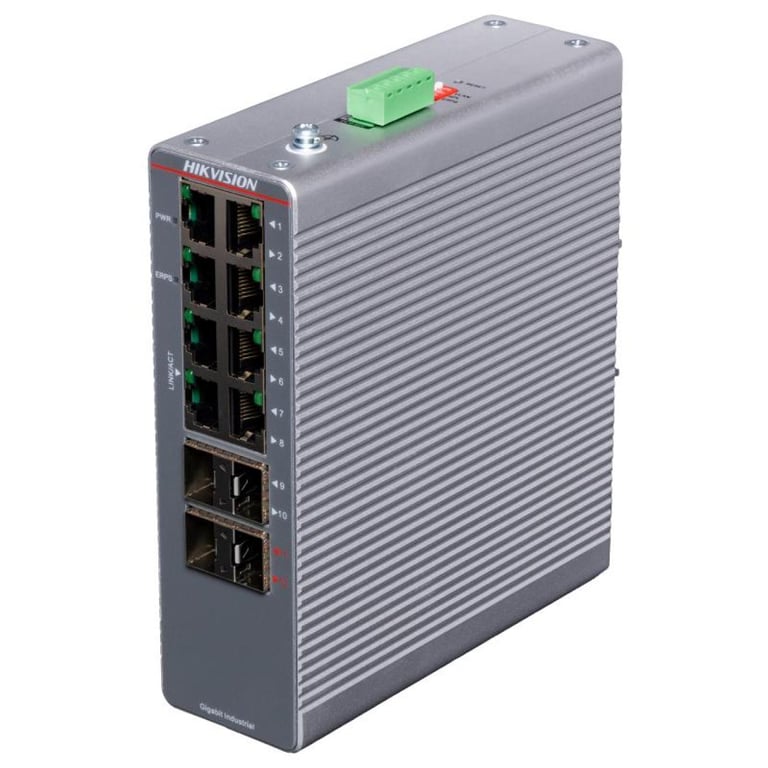 12 Portlu Gigabit Akıllı Yönetilen Endüstriyel Anahtar