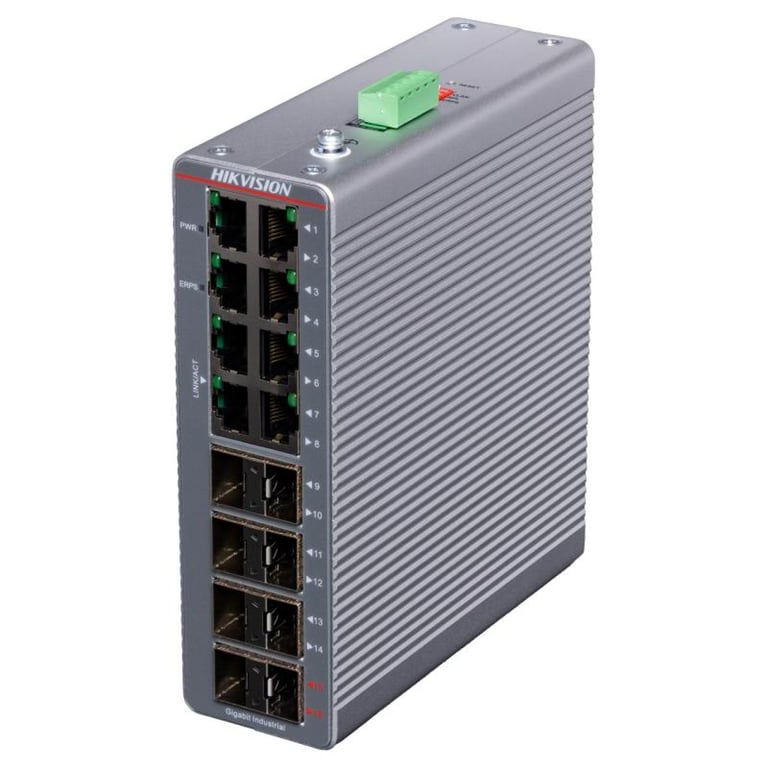 16 Portlu Gigabit Akıllı Yönetilen Endüstriyel Anahtar