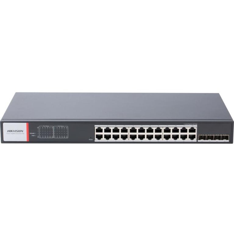 24 Portlu Gigabit Akıllı Yönetilen Endüstriyel PoE Switch