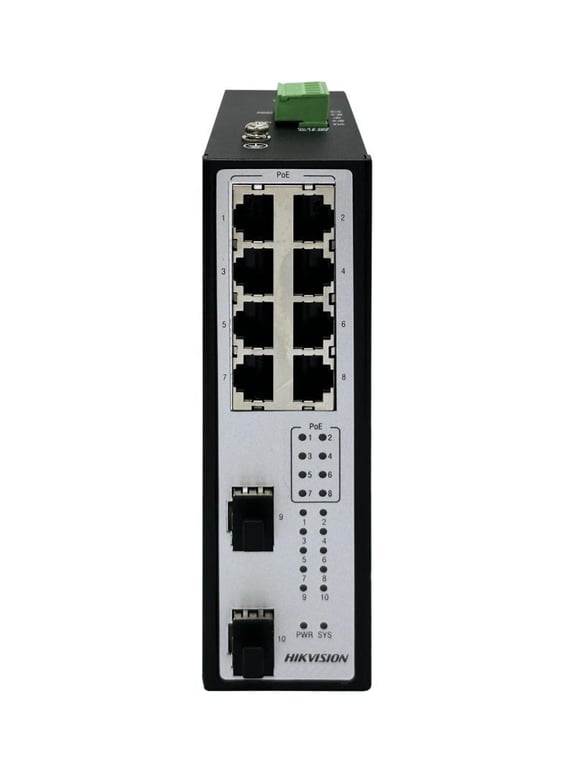8 Portlu Gigabit Tam Yönetilen Endüstriyel