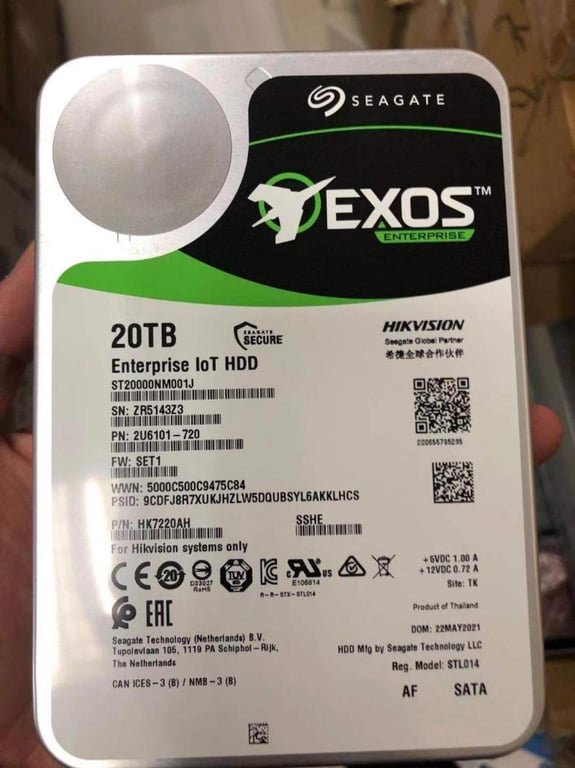 20 TB * 1 SATA HDD
