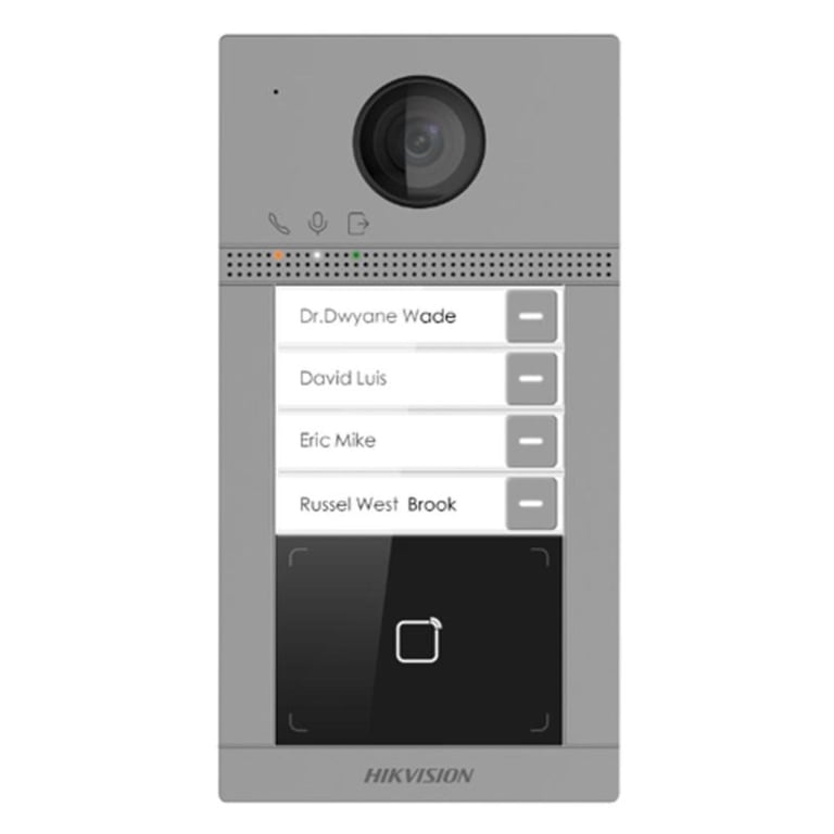 4 Buton Metal Villa Zil Paneli