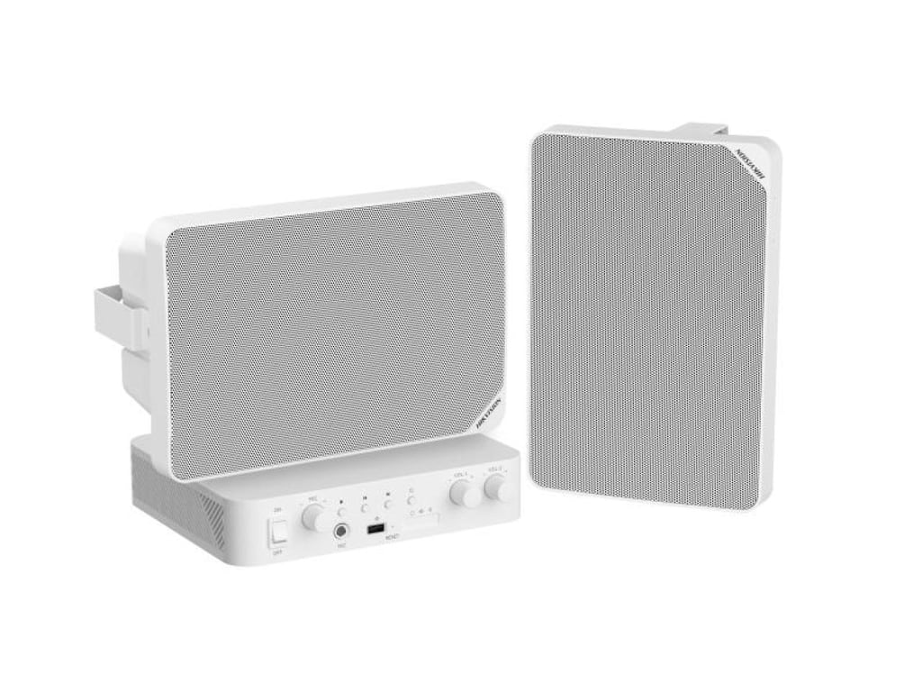 80W Ağ Amplifikatörü ve 2* 20W Kabin Hoparlörü içeren Hibrit Ses Kiti