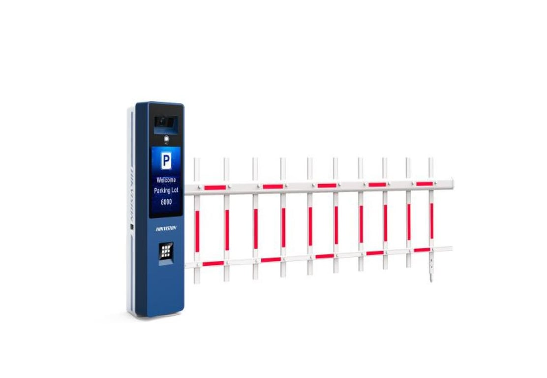 Yakalama ünitesi, çit bom direği ve LCD'ye sahip hepsi bir arada E&E makinesi