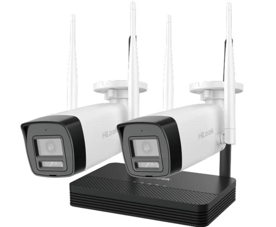 HiLook 2MP H.265 İKİ Bullet WiFi NVS Kiti