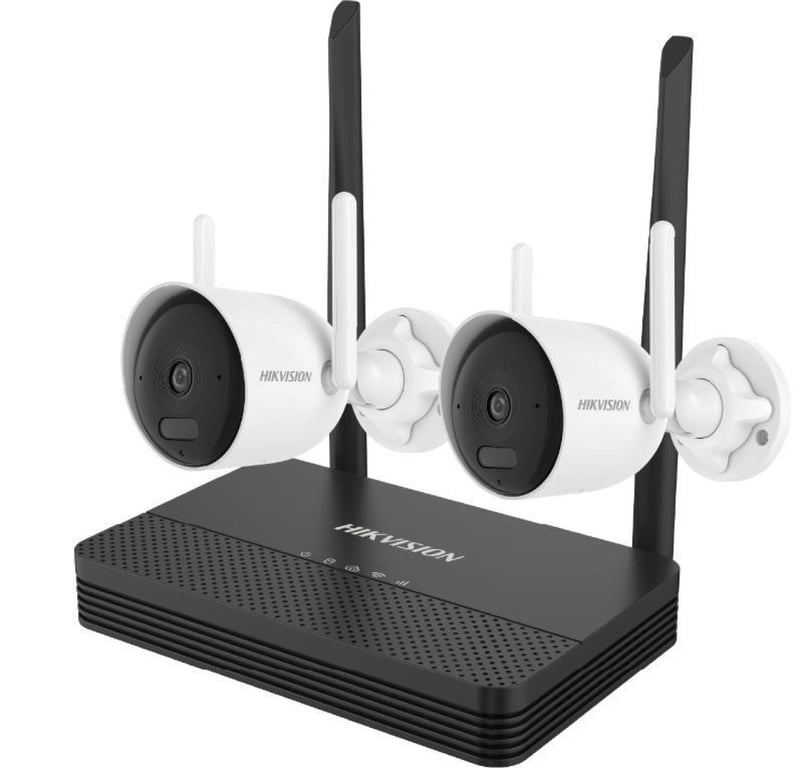 4MP H.265 iki Bullet WiFi NVS Kiti