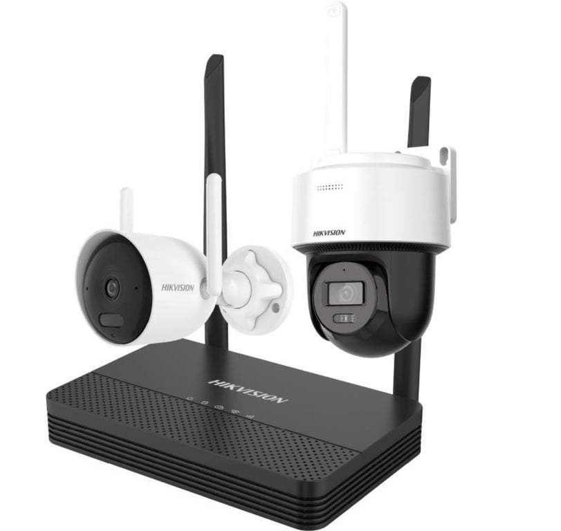 4MP Bullet + 4MP PT Dome WiFi NVS Kiti