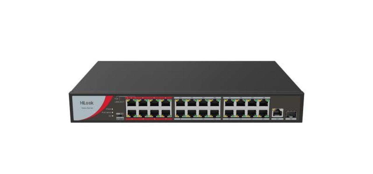 24 Portlu Hızlı Ethernet Yönetilmeyen PoE Switch