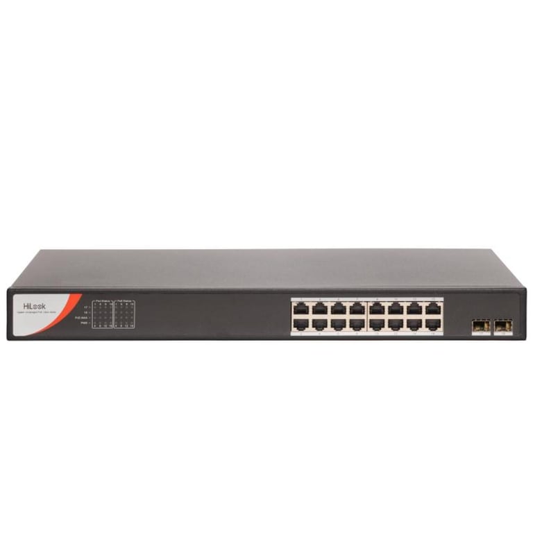 16 Portlu Gigabit Yönetilmeyen PoE Switch