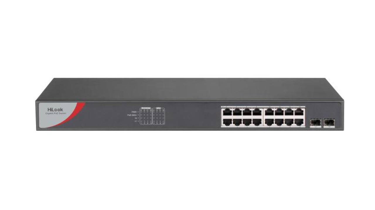 16 Portlu Gigabit Yönetilmeyen PoE Switch
