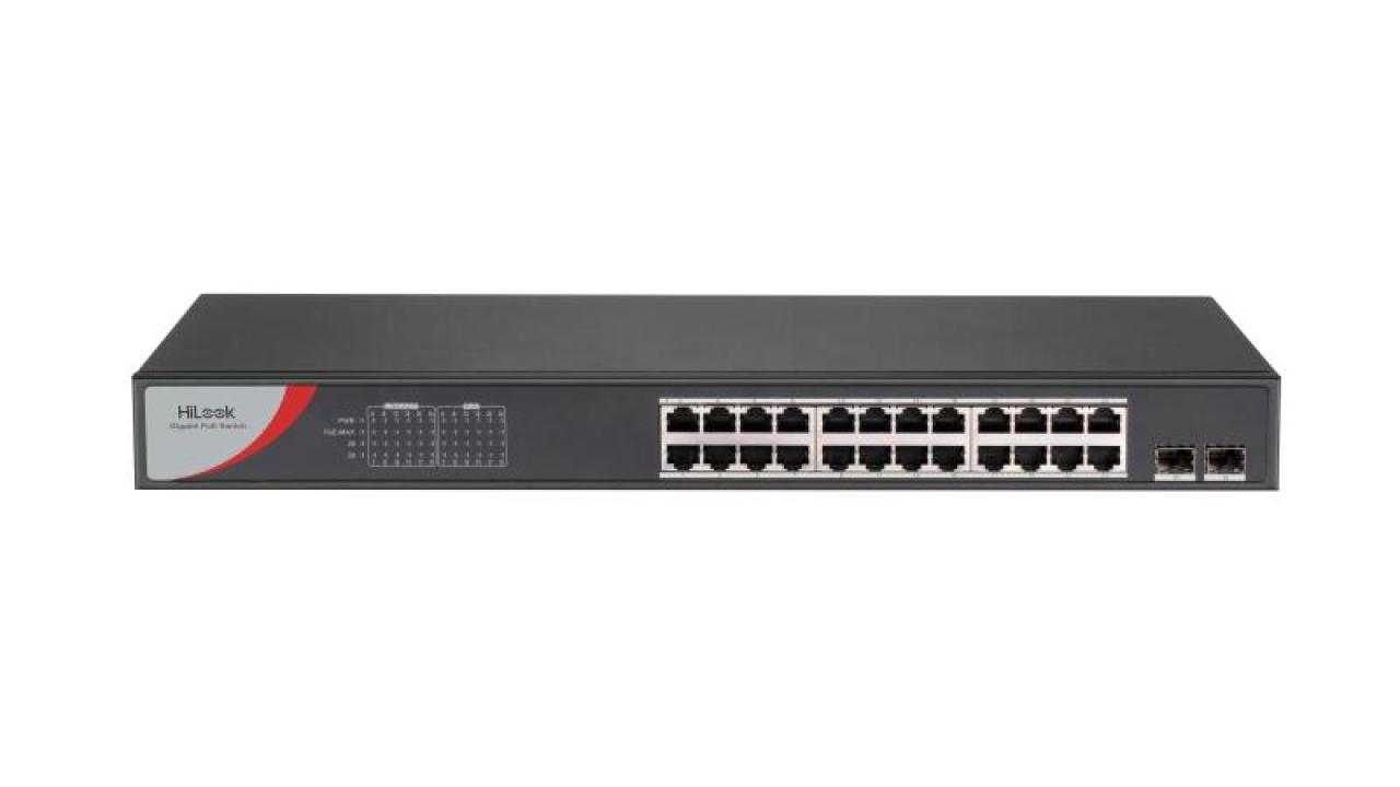 24 Portlu Gigabit Yönetilmeyen PoE Switch