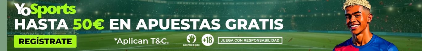 YoSports Yamal · Web móvil · bajo el podio