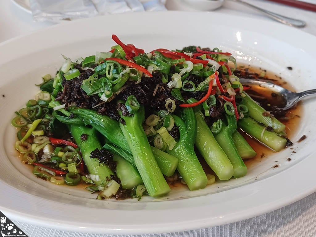 國賓大飯店中餐廳 梅菜蒸芥蘭