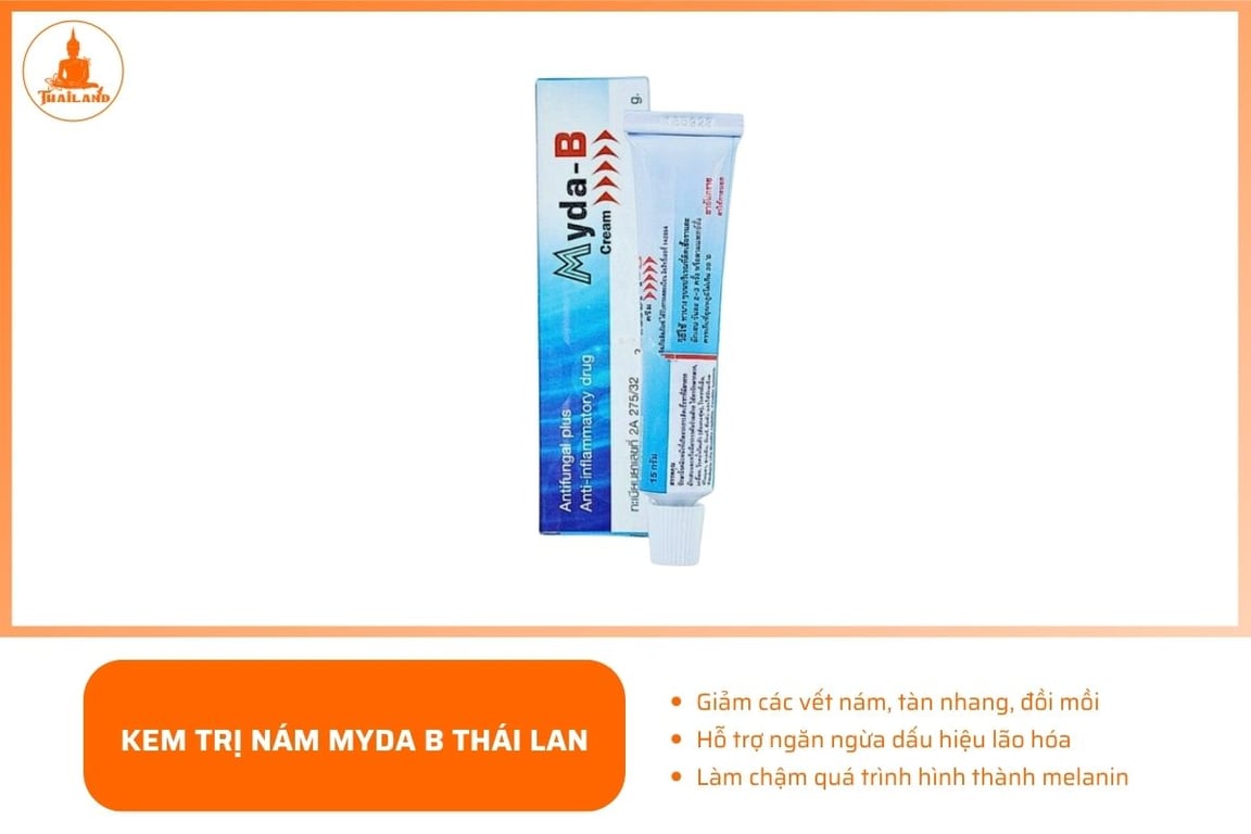 Kem trị nám Myda B Thái Lan