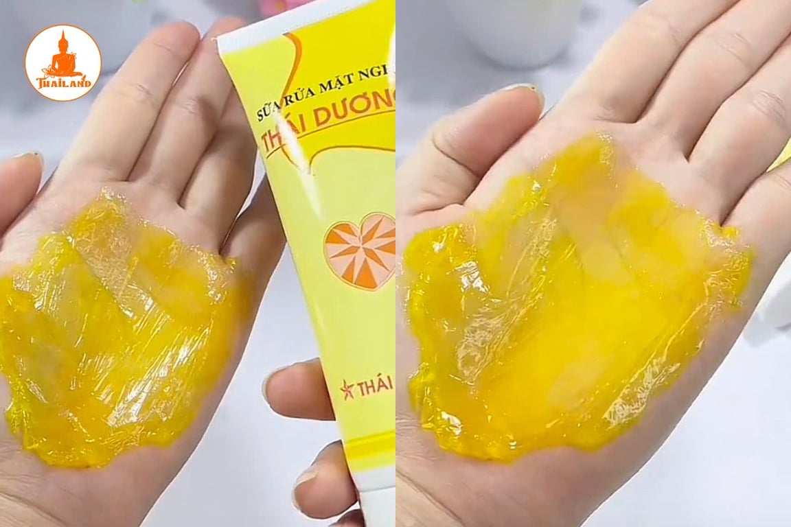 Sữa rửa mặt nghệ Thái Dương có mức giá rất bình dân, phù hợp với túi tiền của học sinh, sinh viên