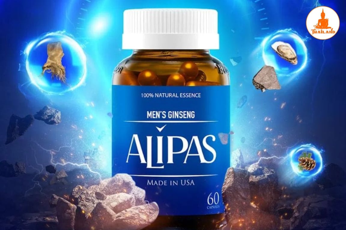 Sâm Alipas Platinum chứa các thành phần hoạt chất nổi bật với sinh lý nam giới