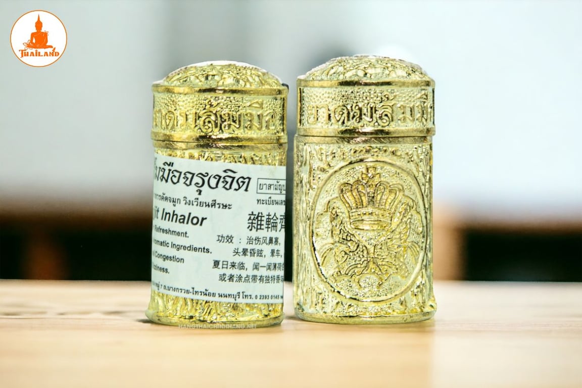 Hũ hít xoang vàng giúp giảm viêm xoang, viêm mũi dị ứng