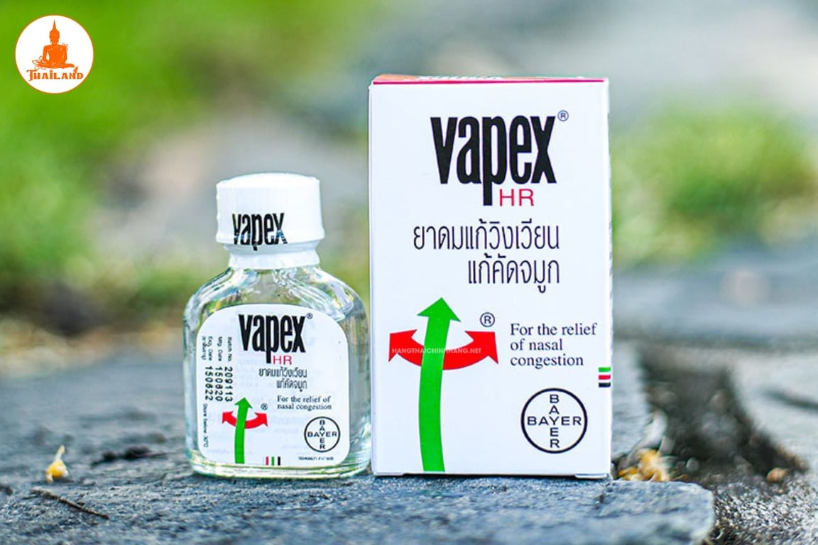 Dầu gió Vapex giúp làm sạch đường hô hấp, giảm nghẹt mũi, xổ mũi nhanh chóng
