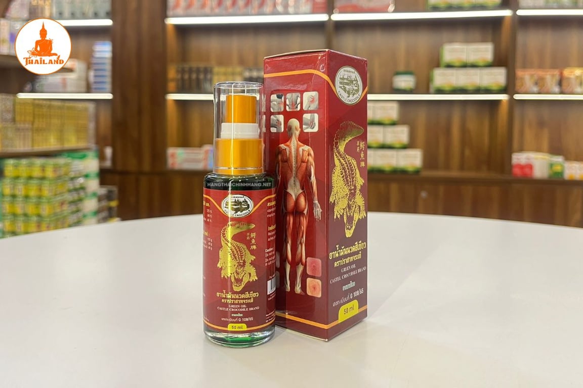 Thành phần của dầu cá sấu Thái Lan