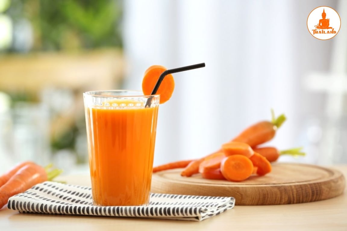 Nước ép cà rốt được xem là một trong những lựa chọn tuyệt vời để tăng nội tiết tố nữ