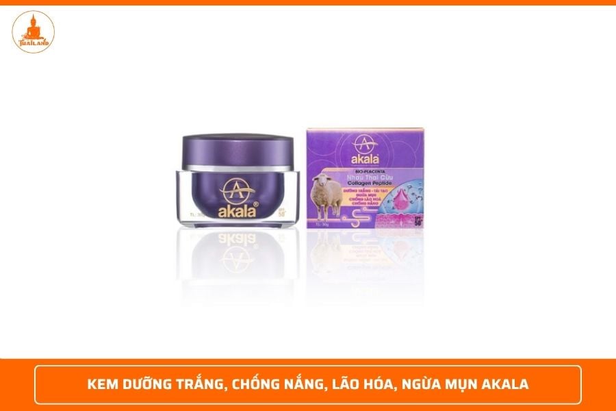 Kem dưỡng trắng, chống nắng, chống lão hóa, ngừa mụn Akala