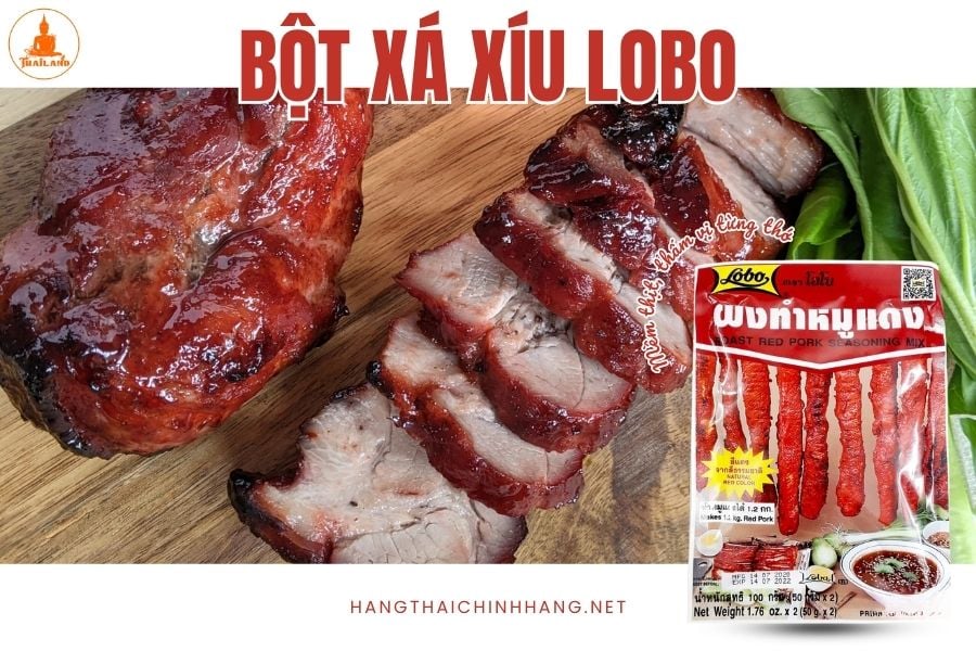 Bột xá xíu Lobo cho món xá xíu thơm ngon, đậm đà, chuẩn vị