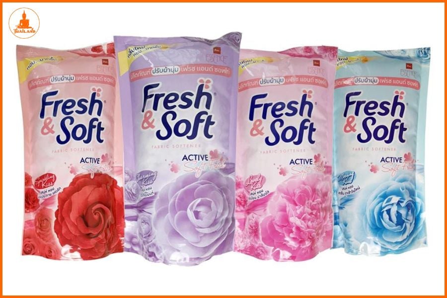 Nước xả Fresh & Soft giúp quần áo luôn mềm mại, thơm mát và dễ chịu sau mỗi lần giặt