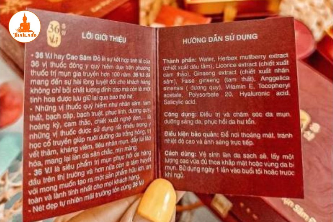 Sản phẩm chỉ công bố có 7 chiết xuất từ Đông y nhưng quảng cáo lại là 36