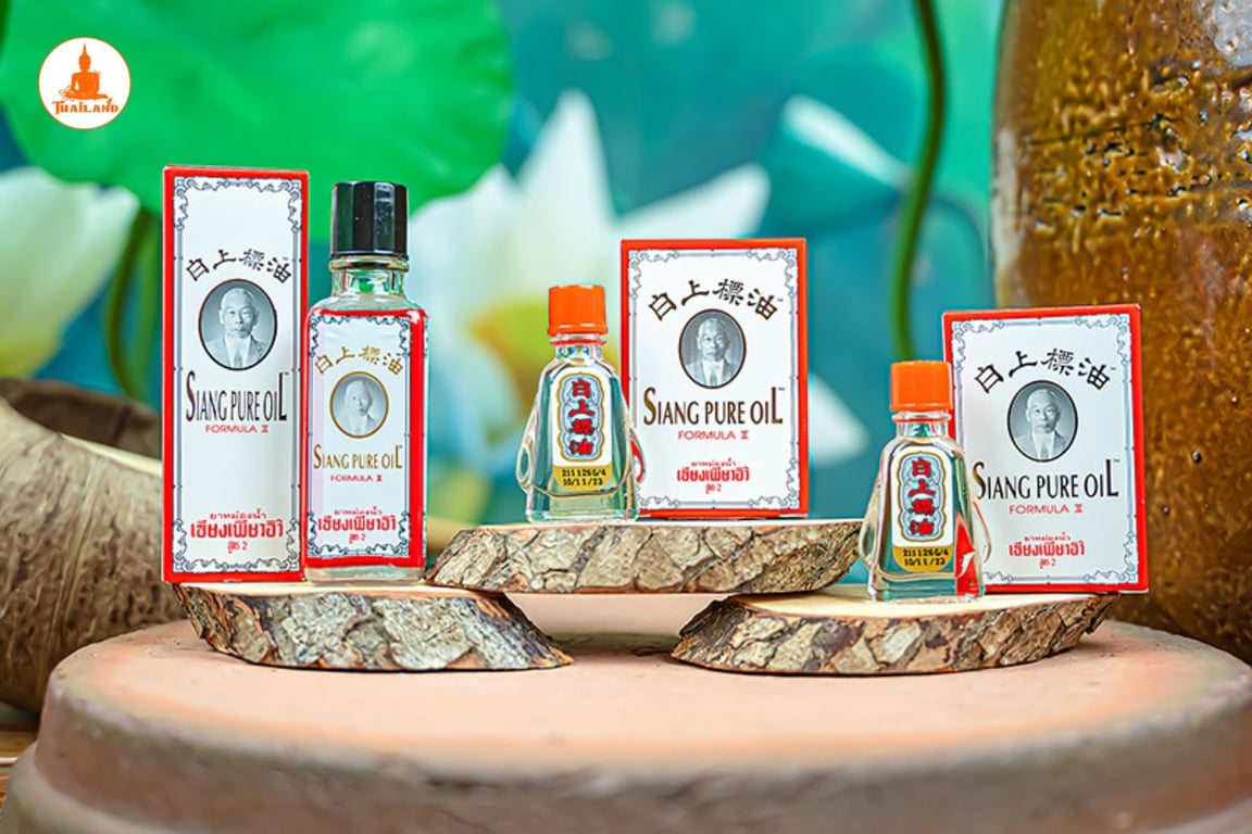 Thành phần dầu gió Siang Pure Oil đã được Bộ Y tế Thái Lan kiểm định an toàn