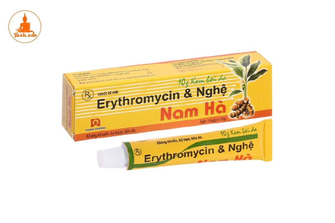 kem bôi da Erythromycin & nghệ Nam Hà có giá dao động từ 15.000 - 30.000 VNĐ