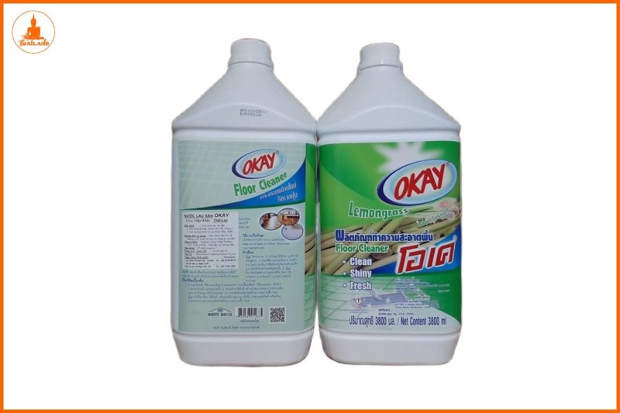 Nước lau sàn OKAY là lựa chọn tuyệt vời để làm sạch sàn nhà hằng ngày