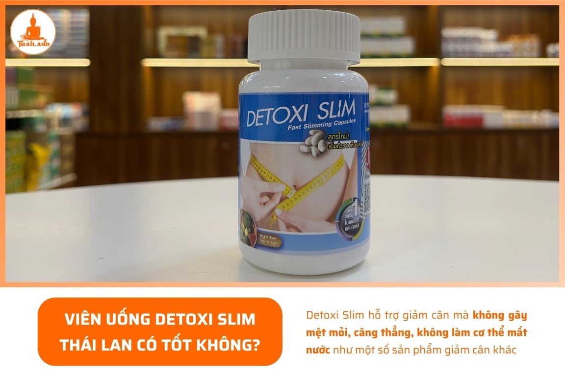 Detoxi Slim hỗ trợ giảm cân nhanh mà không gây mệt mỏi, căng thẳng