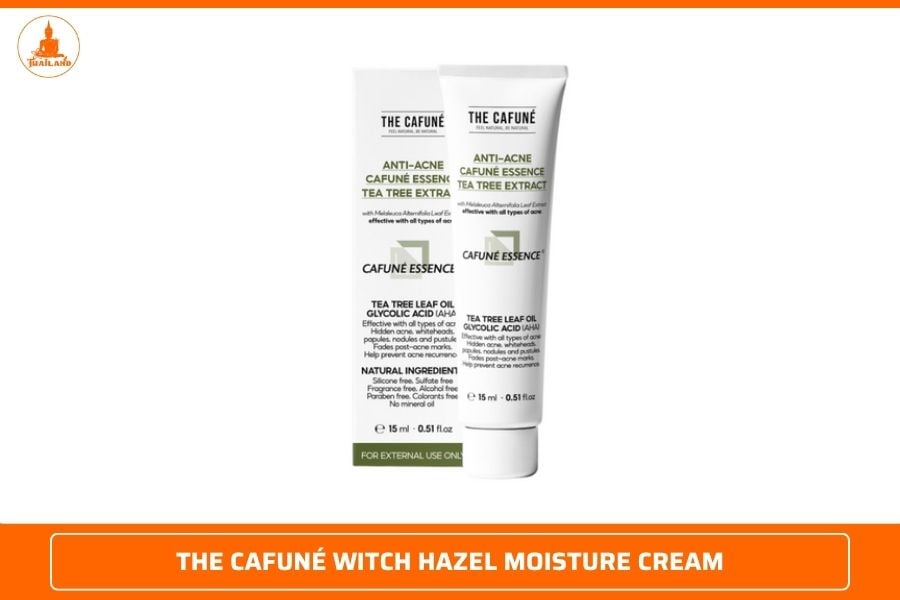 The Cafuné Witch Hazel Moisture Cream là kem dưỡng ẩm với thành phần chính là chiết xuất cây phỉ