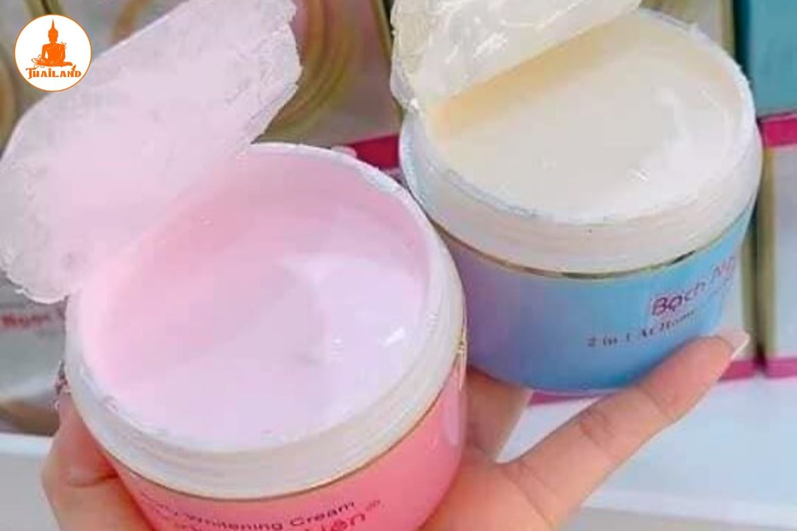 Kem body Bạch Ngọc Liên chứa nhiều chất kích trắng, nếu sử dụng lâu dài da dễ bị mỏng