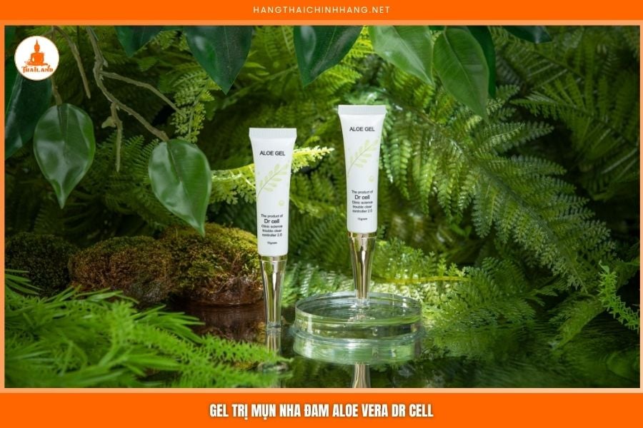 Gel trị mụn nha đam Aloe Vera Dr Cell chứa chiết xuất từ nha đam tự nhiên