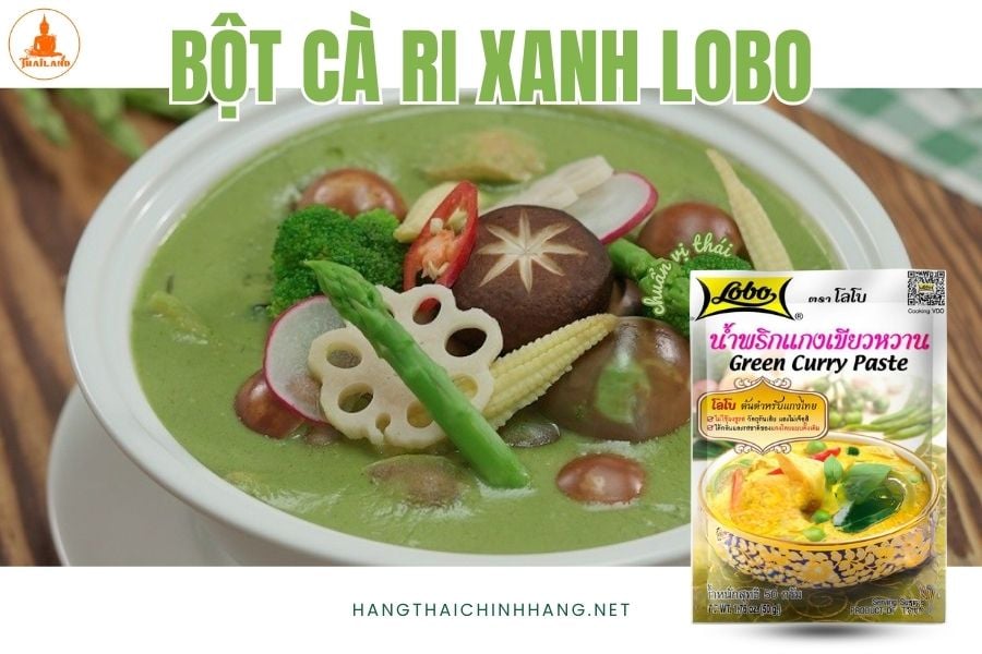 Bột cà ri xanh Lobo cho món ăn đậm đà, hấp dẫn