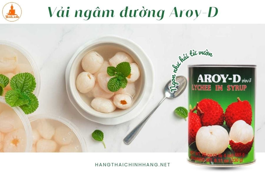 Bạn có thể sử dụng vải ngâm Aroy-D để pha chế các loại đồ uống mát lạnh