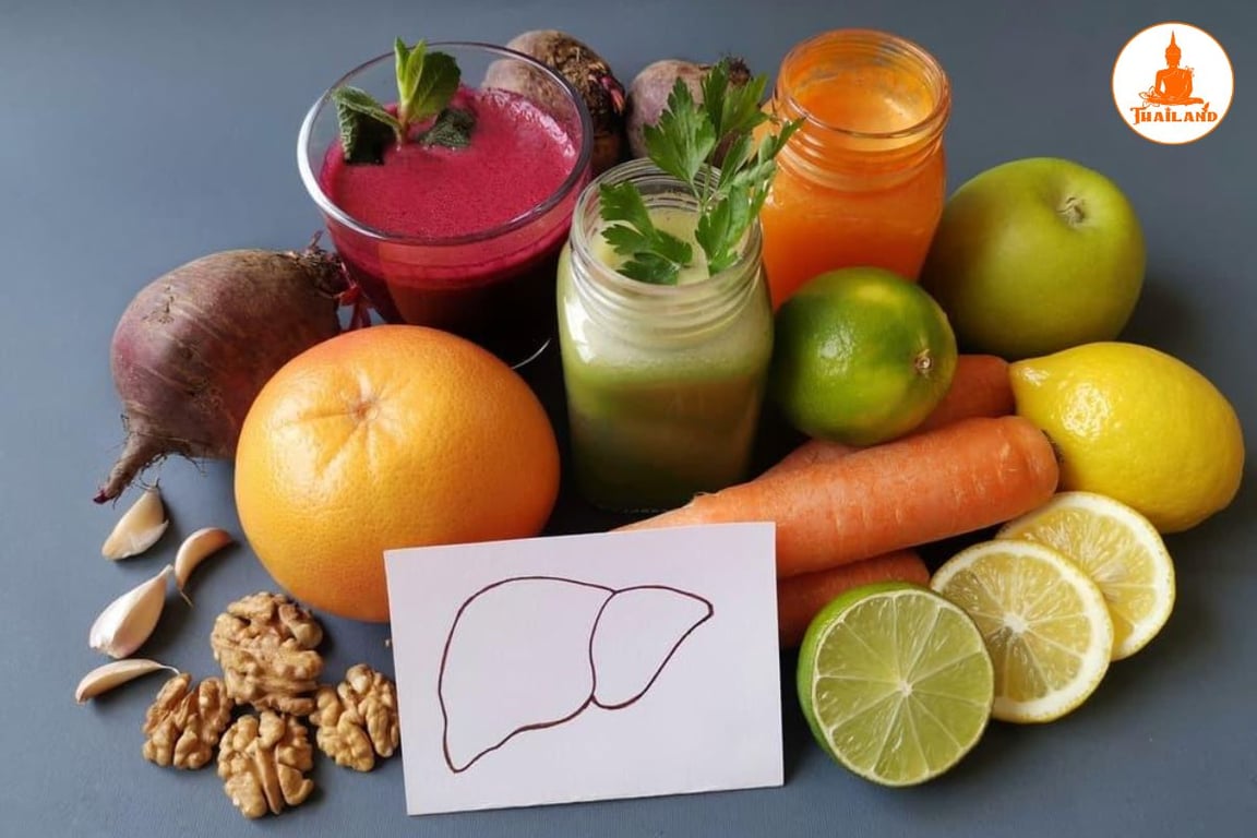 Các loại rau xanh và trái cây giúp thanh lọc, đào thải độc tố hiệu quả