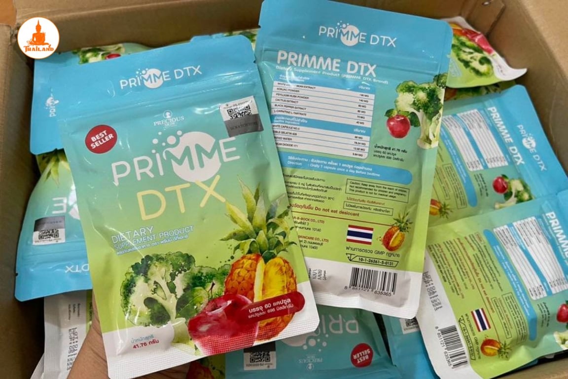 Detox giảm cân Primme Dtx của thương hiệu Precious Skin Thailand