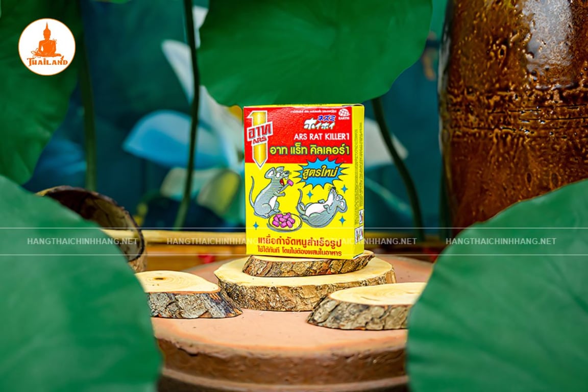 Kẹo diệt chuột Ars Rat Killer có hiệu quả cao trong việc tiêu diệt nhiều loại chuột khác nhau