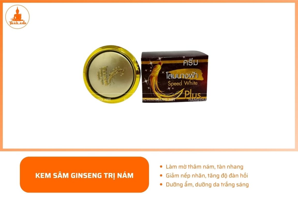 Kem sâm Ginseng trị nám Thái Lan