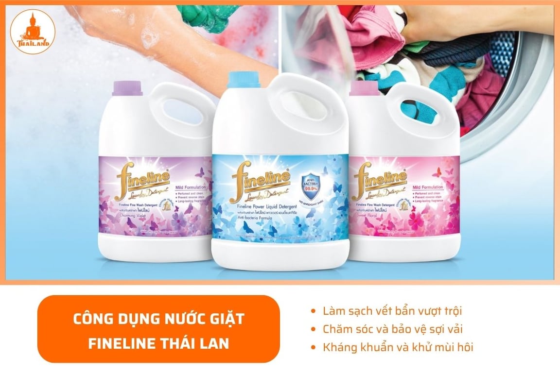 Fineline có khả năng đánh bật nhiều loại vết bẩn cứng đầu