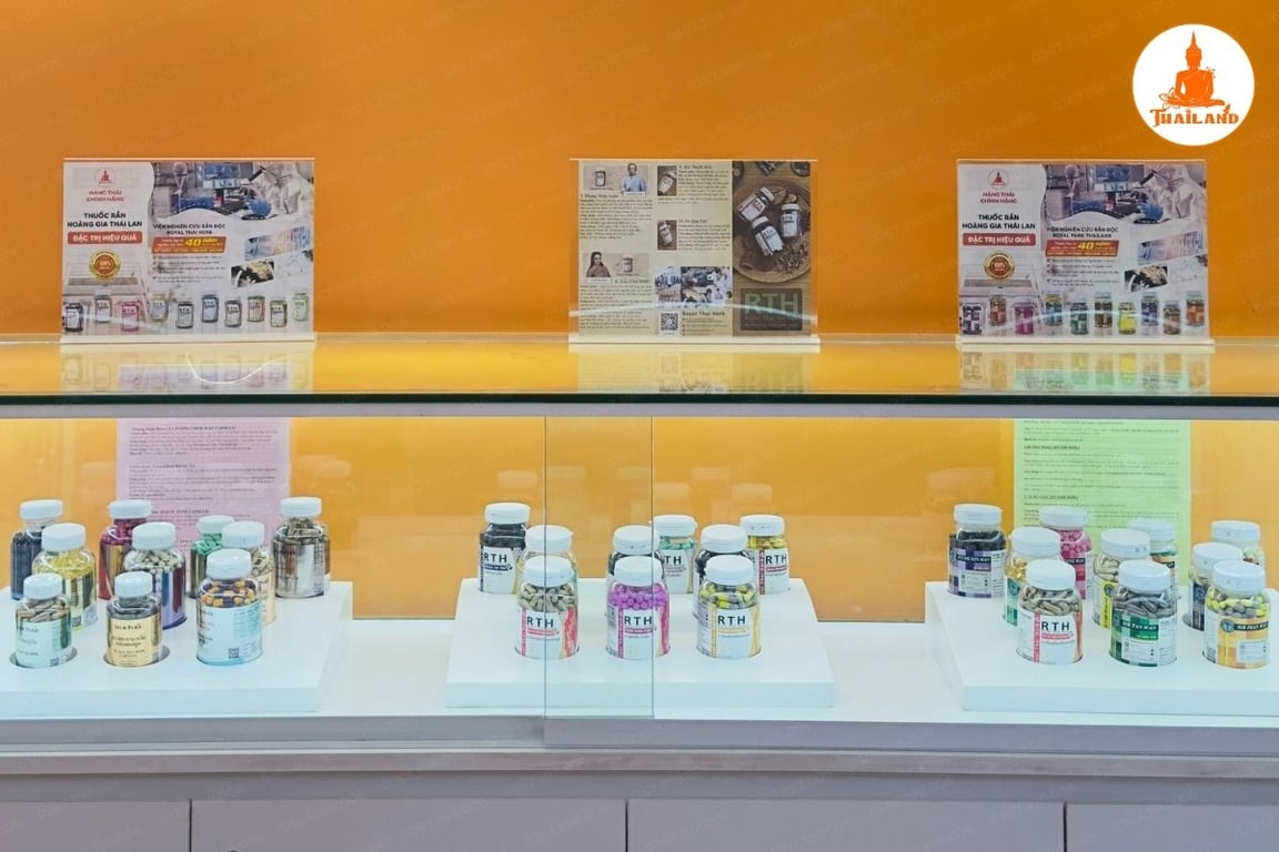Mỗi trung tâm đều nghiên cứu và cung cấp 10 loại thuốc rắn Thái Lan khác nhau