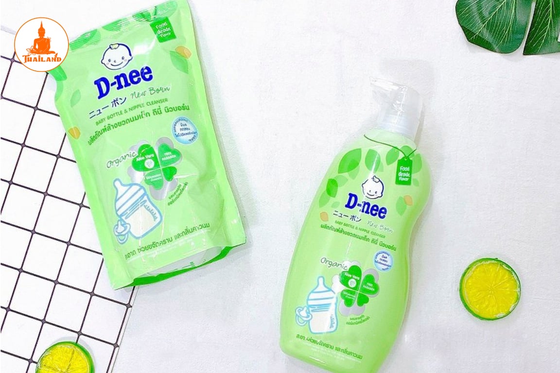 Nước rửa bình sữa Dnee gây ấn tượng với bảng thành phần 100% tự nhiên