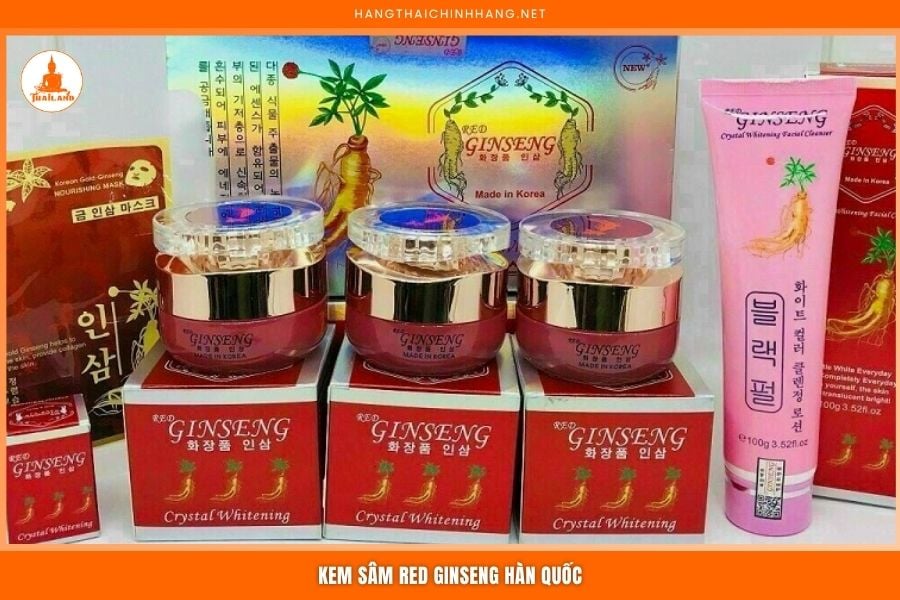 Kem Ginseng có công dụng dưỡng trắng, cấp ẩm và hỗ trợ làm mờ nám