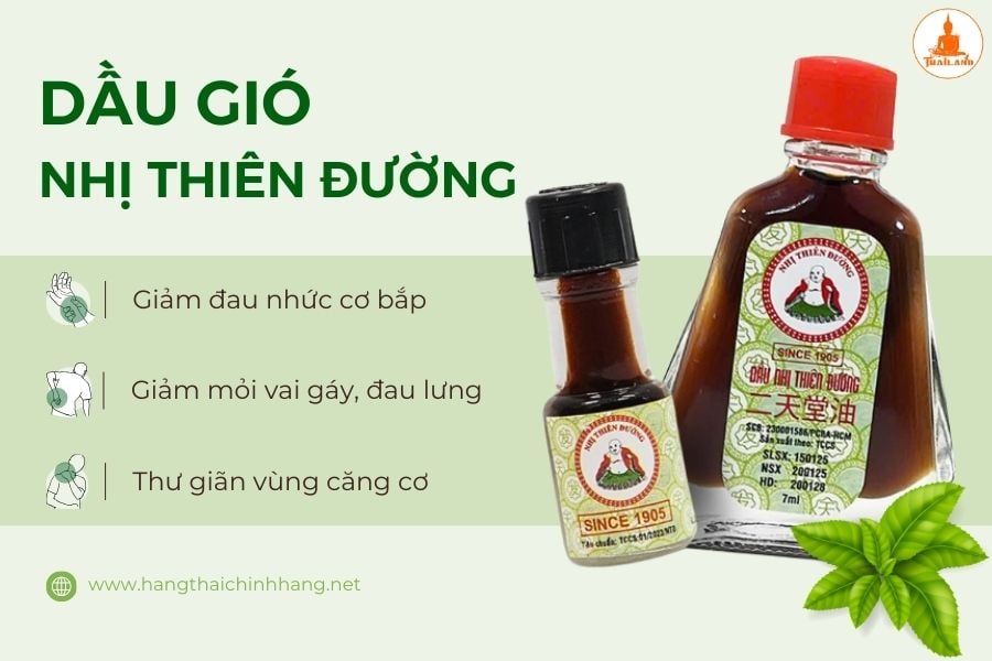 Dầu gió Nhị Thiên Đường được mệnh danh là "dầu trị bá bệnh"